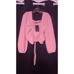 Fashion Nova Woman Sweater crop top Size L in Pink